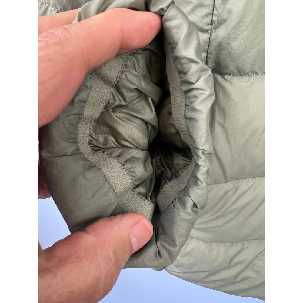 UNIQLO Sage Green Ultra Light Down Packable Puffer Jacket SZXL Travel Outdoors - Picture 4 of 7